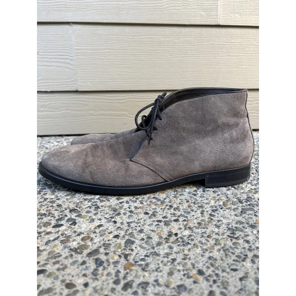 To Boot New York Men's Grey Suede Chukka Boots Made in Italy Size 12 M